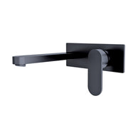 Nero Ecco Wall Basin/Bath Mixer Matte Black (NR301310AMB)