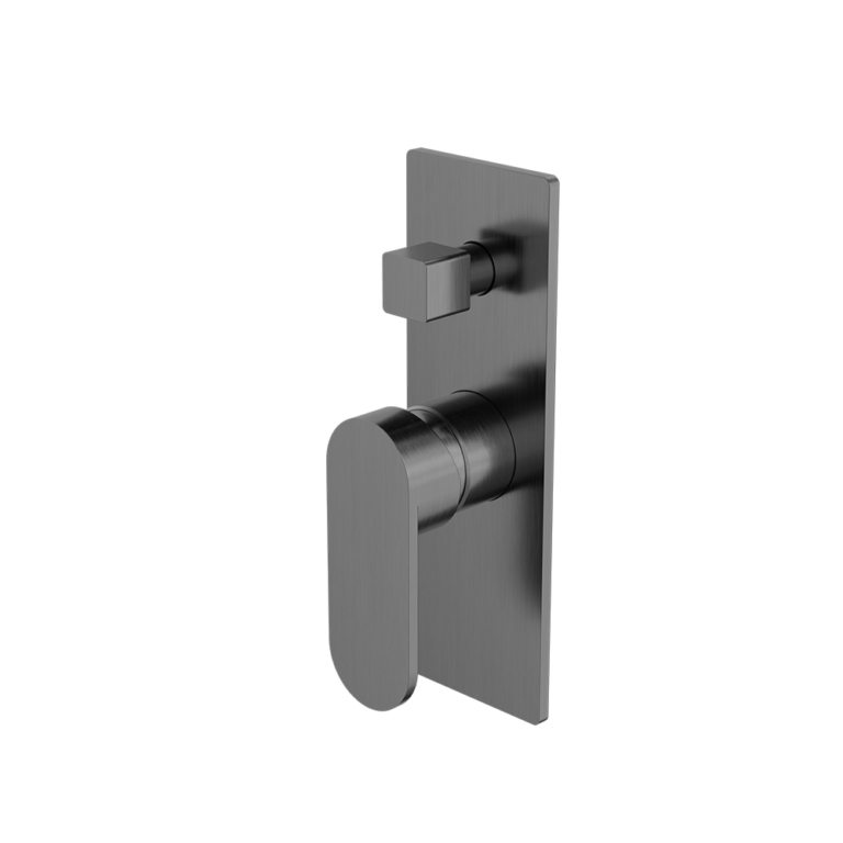 Nero Ecco Shower Mixer With Divertor Gun Metal (NR301311AGM)