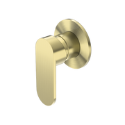 Nero Ecco Shower Mixer 80Mm Round Plate Brushed Gold (NR301311DBG)