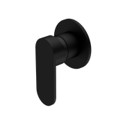 Nero Ecco Shower Mixer 80Mm Round Plate Matte Black(NR301311DMB)