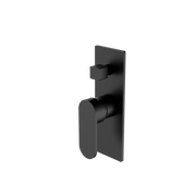 Nero Ecco Shower Mixer With Divertor Matte Black (NR301311AMB)