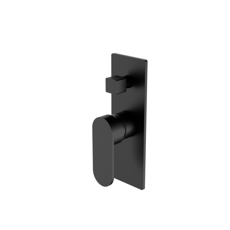 Nero Ecco Shower Mixer With Divertor Matte Black (NR301311AMB)
