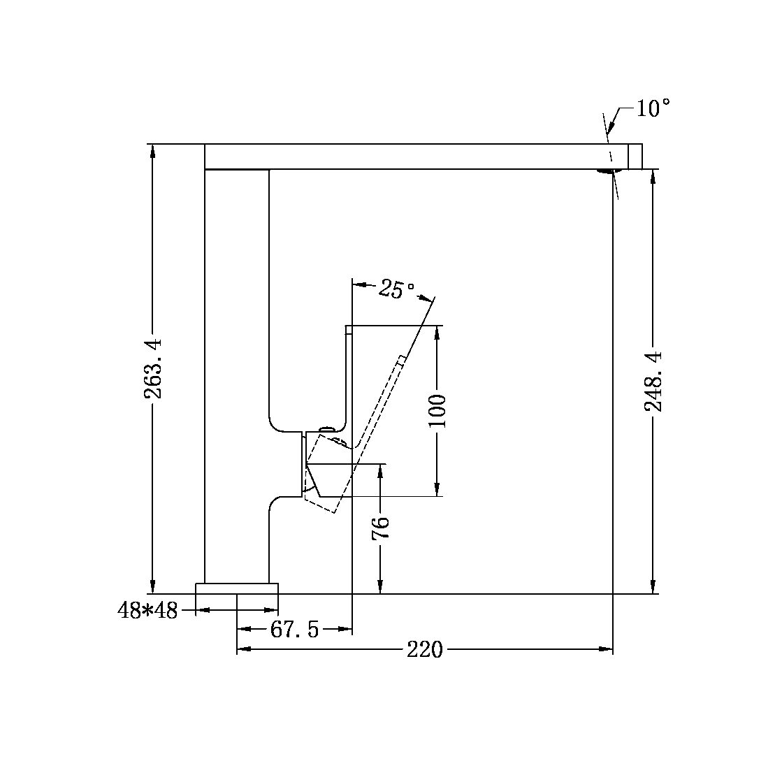 Nero Celia Kitchen Mixer Brushed Nickel (NR301507BN)
