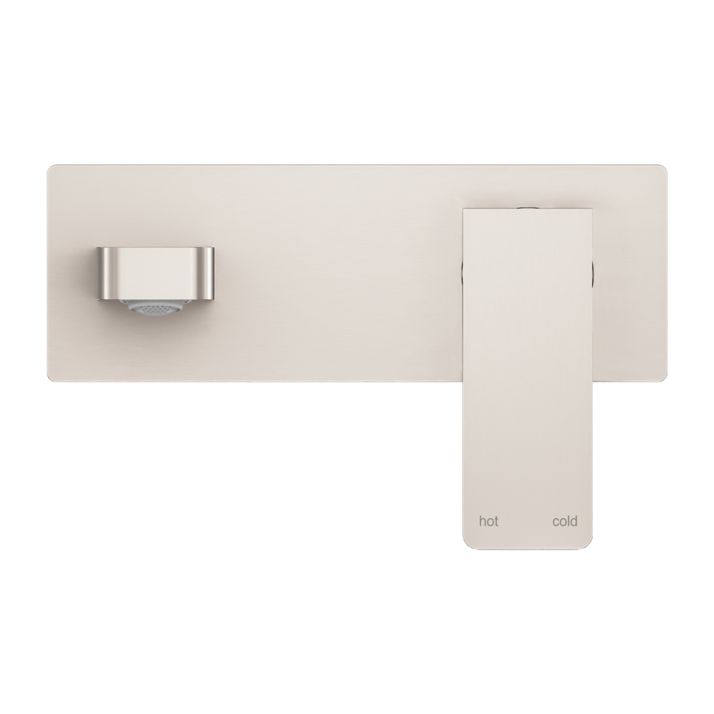 Nero Celia Wall Basin/Bath Mixer Brushed Nickel (NR301507ABN)