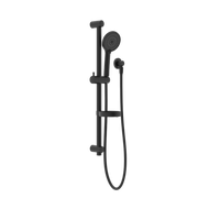 Nero Round Metal Project Rail Shower Matte Black (NR318MB)