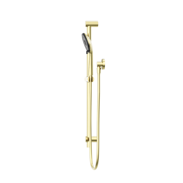 Nero Round Metal Project Rail Shower Brushed Gold (NR318BG)