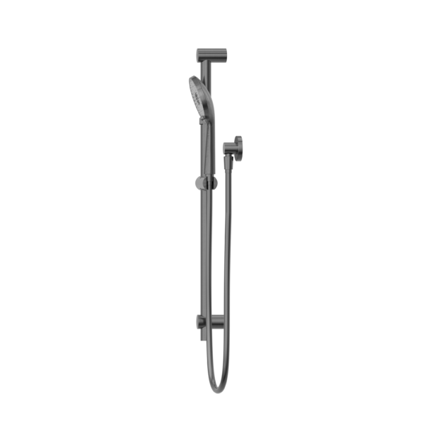 Nero Round Metal Project Rail Shower Gun Metal (NR318GM)