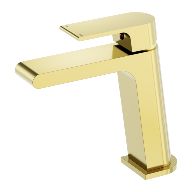 Nero Bianca Basin Mixer Brushed Gold (NR321501BG)