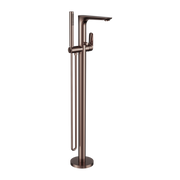Nero Bianca Freestanding Bath Mixer With Hand Shower Brushed Bronze (NR321503ABZ)