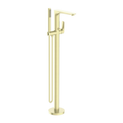 Nero Bianca Freestanding Bath Mixer With Hand Shower Brushed Gold (NR321503ABG)