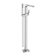 Nero Bianca Freestanding Bath Mixer With Hand Shower Chrome (NR321503ACH)