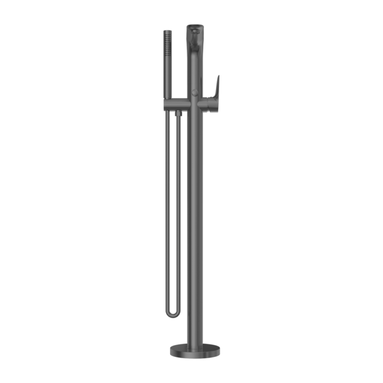 Nero Bianca Freestanding Bath Mixer With Hand Shower Gun Metal (NR321503AGM)