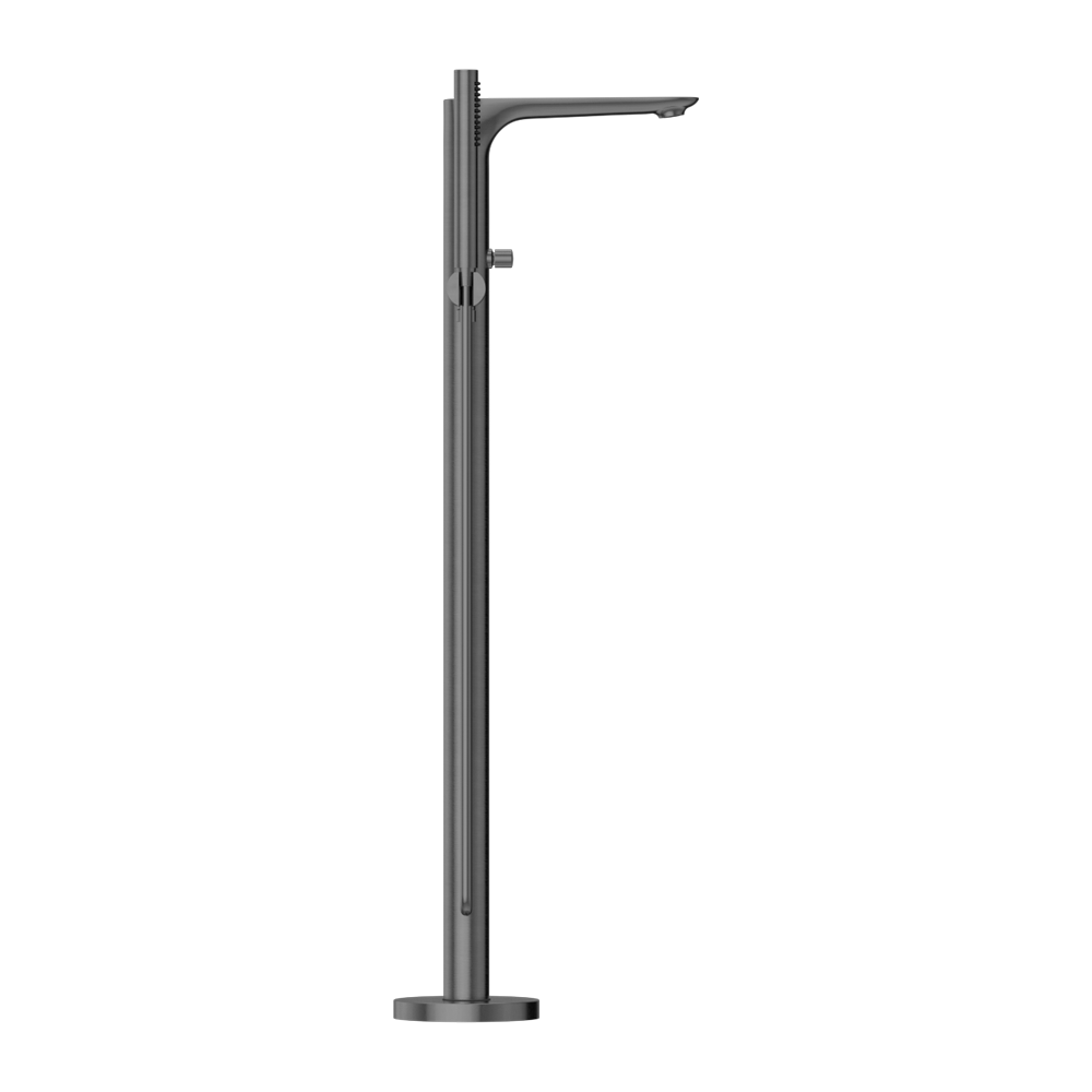 Nero Bianca Freestanding Bath Mixer With Hand Shower Gun Metal (NR321503AGM)