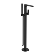 Nero Bianca Freestanding Bath Mixer With Hand Shower Matte Black (NR321503AMB)