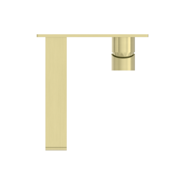 Nero Bianca Wall Basin/Bath Mixer 187/230 mm Brushed Gold