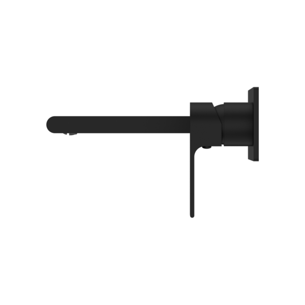 Nero Bianca Wall Basin/Bath Mixer 187/230 mm Matte Black