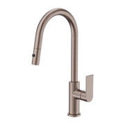 Nero Bianca Pull Out Sink Mixer With Vegie Spray Function Brushed Bronze (NR321508BZ)