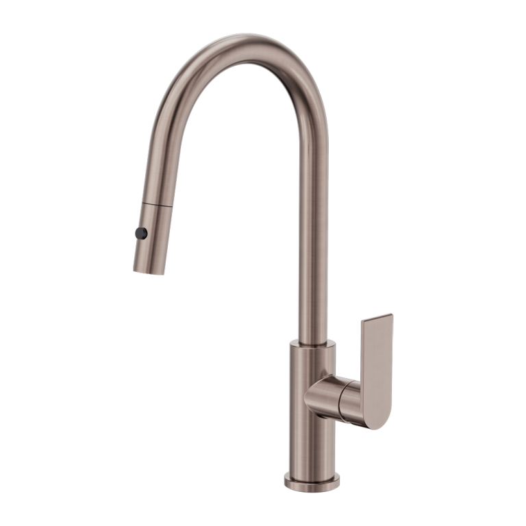 Nero Bianca Pull Out Sink Mixer With Vegie Spray Function Brushed Bronze (NR321508BZ)