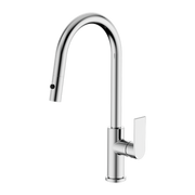 Nero Bianca Pull Out Sink Mixer With Vegie Spray Function Chrome (NR321508CH)