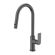 Nero Bianca Pull Out Sink Mixer With Vegie Spray Function Gun Metal (NR321508GM)