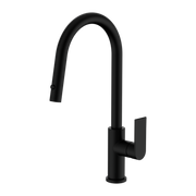 Nero Bianca Pull Out Sink Mixer With Vegie Spray Function Matte Black (NR321508MB)