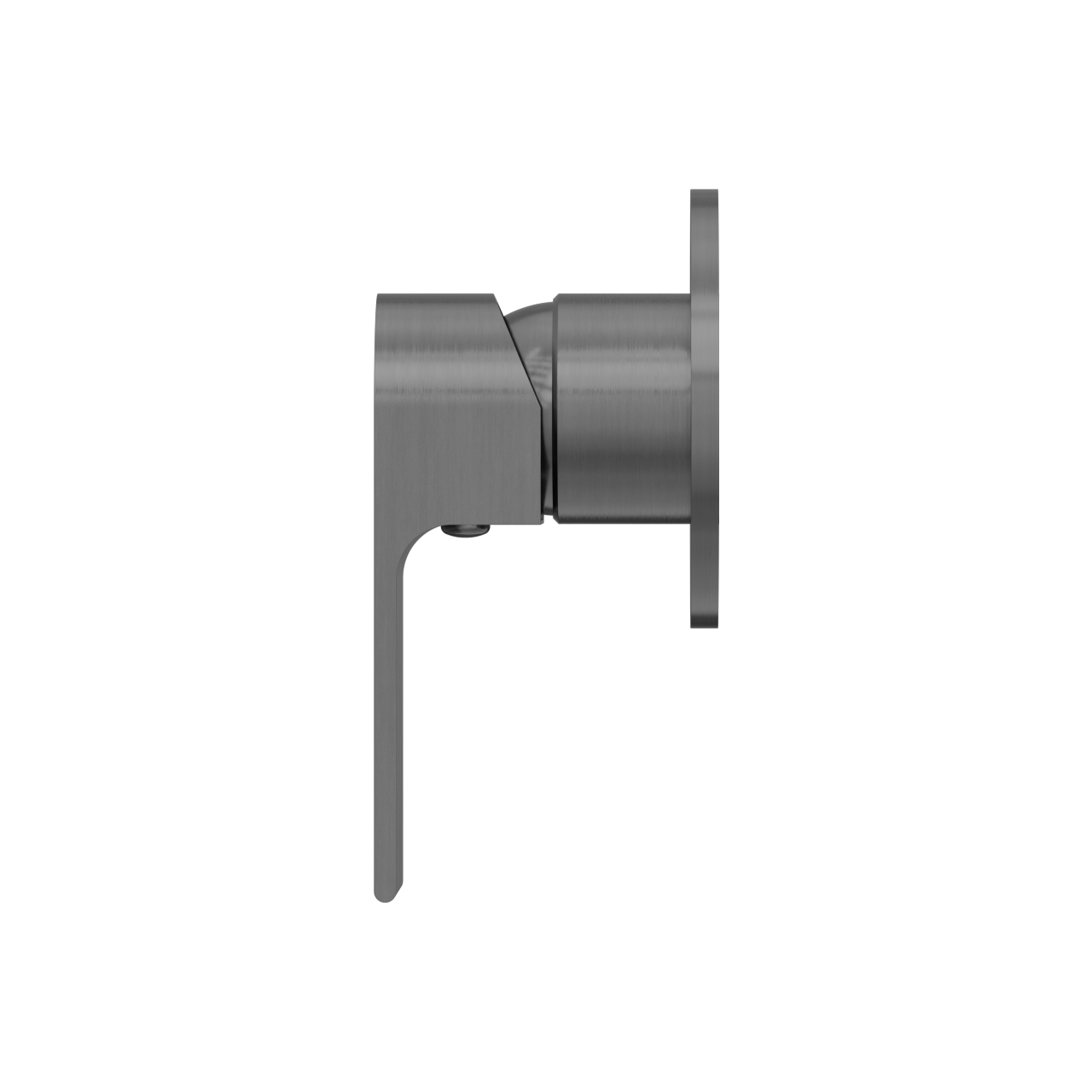 Nero Bianca Shower Mixer 80mm Plate Gun Metal (NR321511DGM)