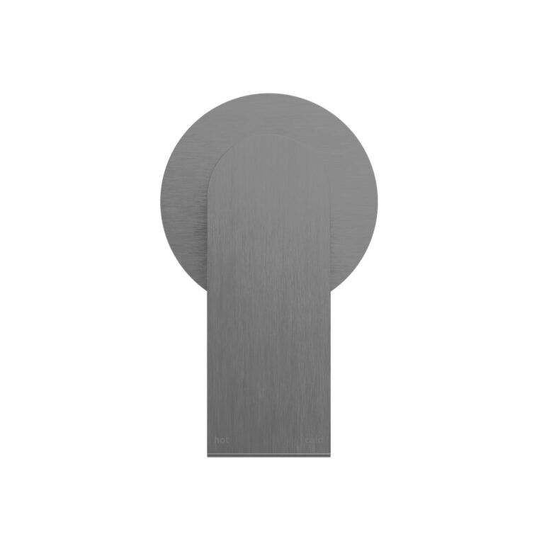 Nero Bianca Shower Mixer 80mm Plate Gun Metal (NR321511DGM)