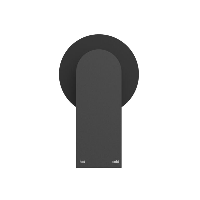 Nero Bianca Shower Mixer 80mm Plate Matte Black (NR321511DMB)