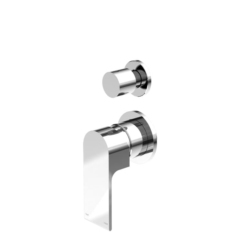 Nero Bianca Shower Mixer With Divertor Separate Back Plate Chrome (NR321511GCH)