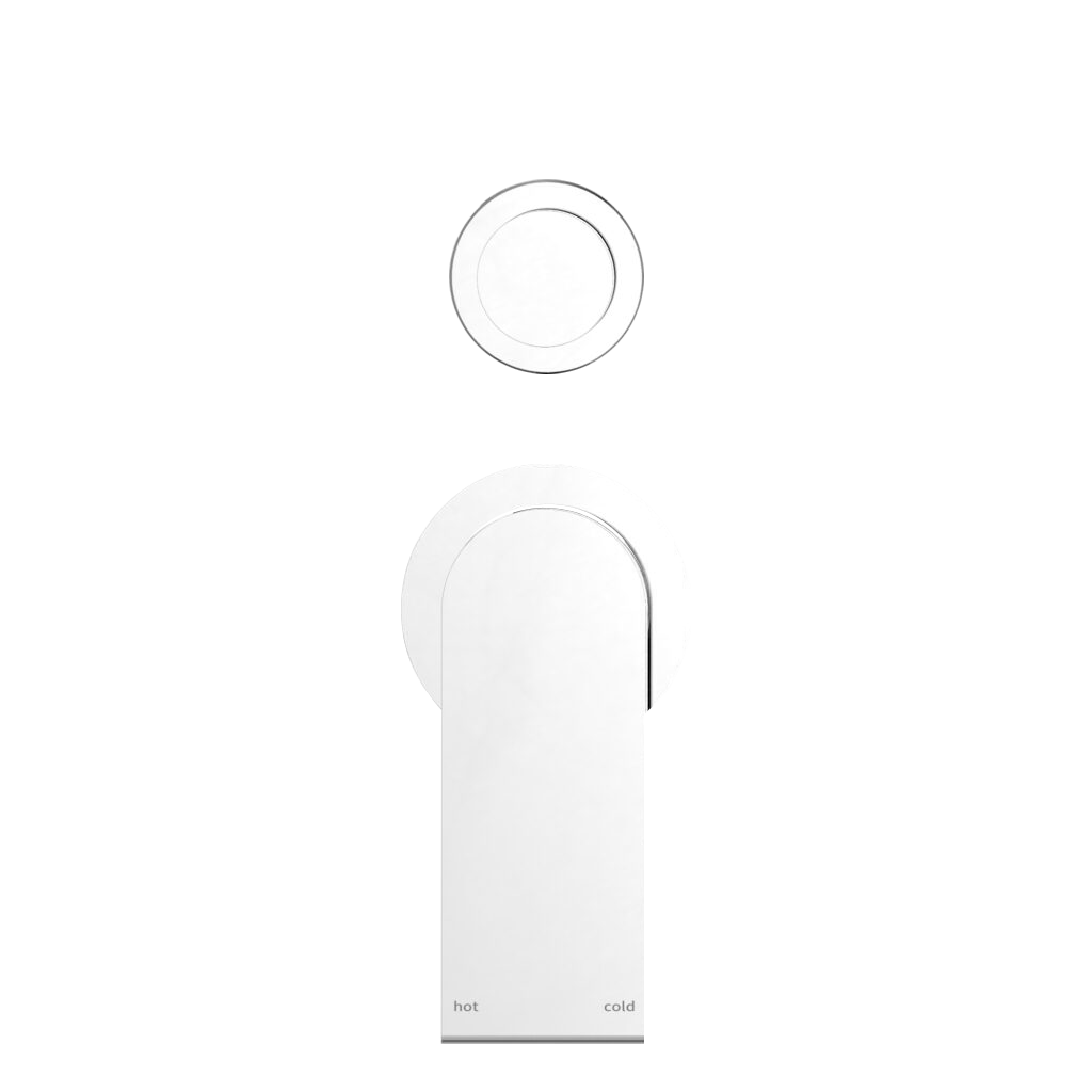 Nero Bianca Shower Mixer With Divertor Separate Back Plate Chrome (NR321511GCH)