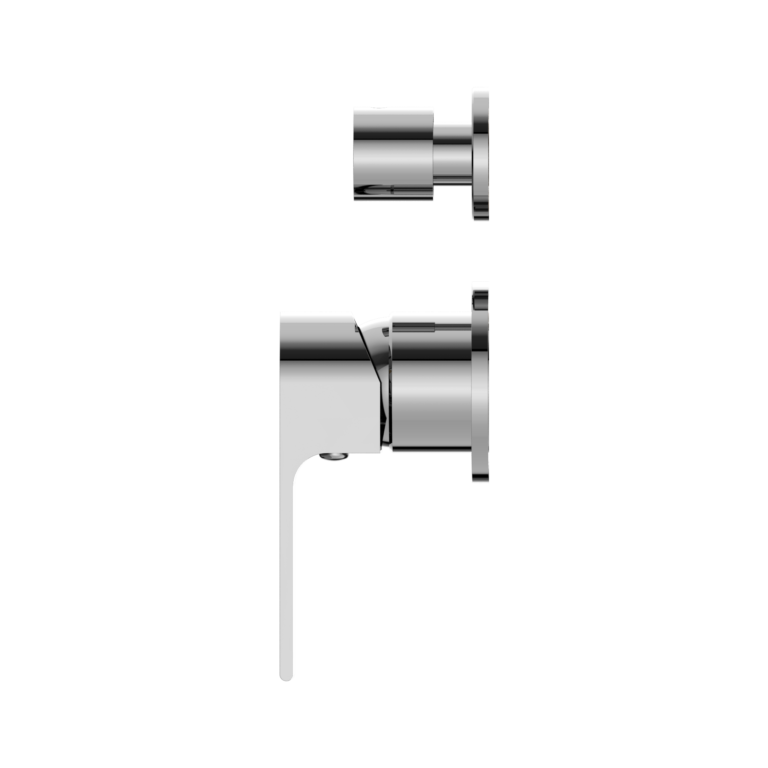 Nero Bianca Shower Mixer With Divertor Separate Back Plate Chrome (NR321511GCH)