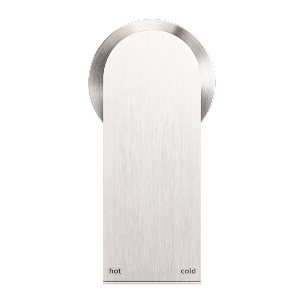Nero Bianca Shower Mixer 60mm Plate Brushed Nickel (NR321511HBN)
