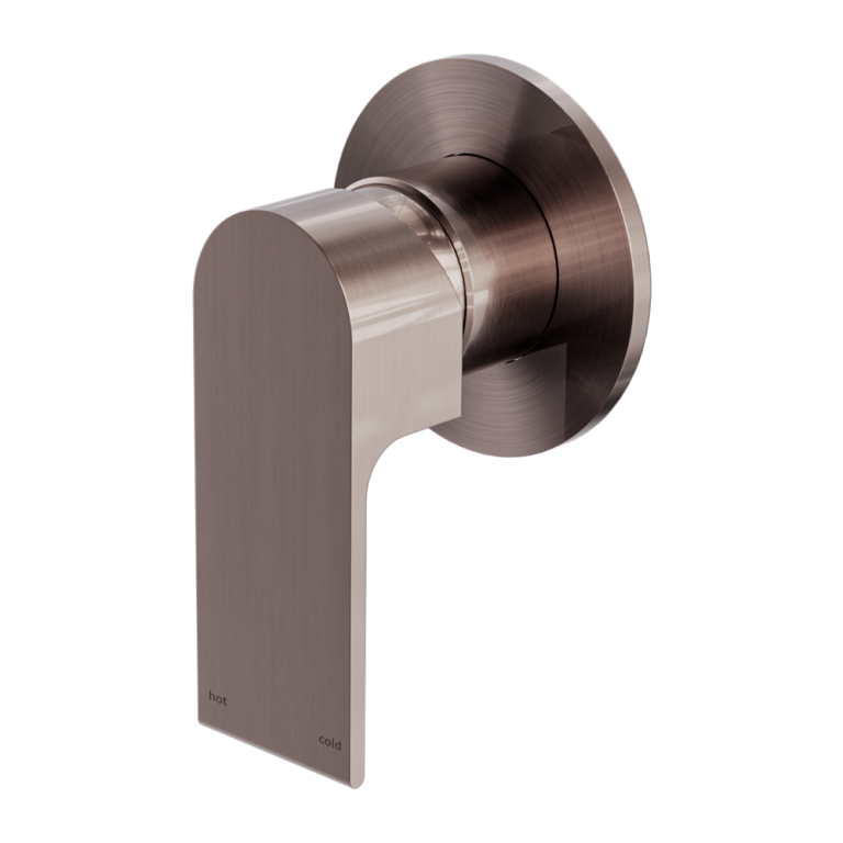 Nero Bianca Shower Mixer 80mm Plate Brushed Bronze (NR321511DBZ)