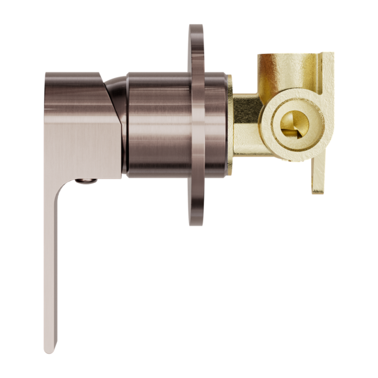 Nero Bianca Shower Mixer 80mm Plate Brushed Bronze (NR321511DBZ)