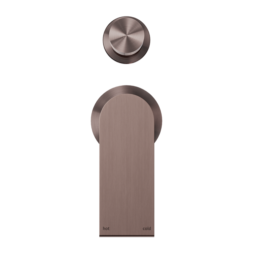 Nero Bianca Shower Mixer With Divertor Separate Back Plate Brushed Bronze (NR321511GBZ)