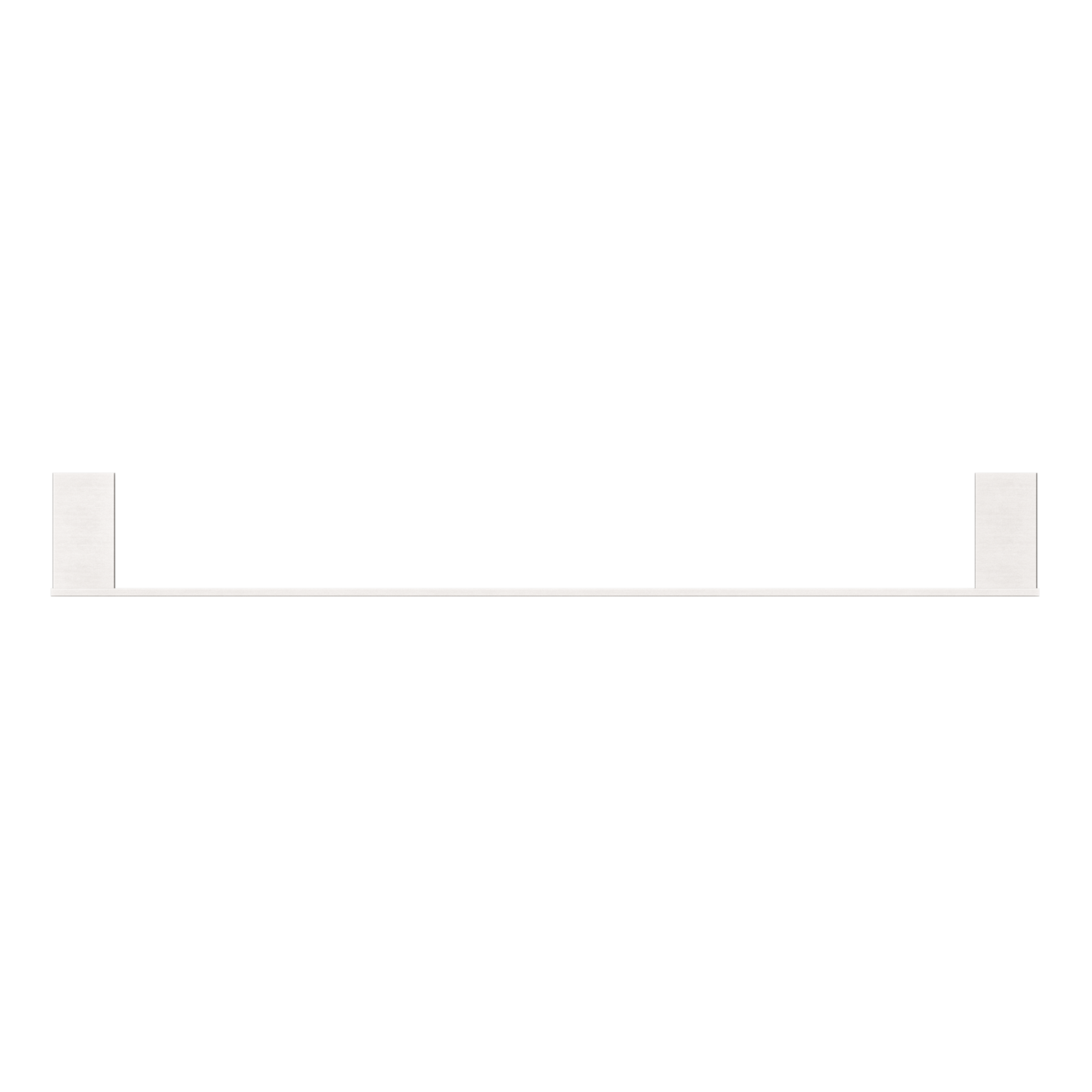 Nero Celia 800mm Single Towel Rail Brushed Nickel (NR4630BN)