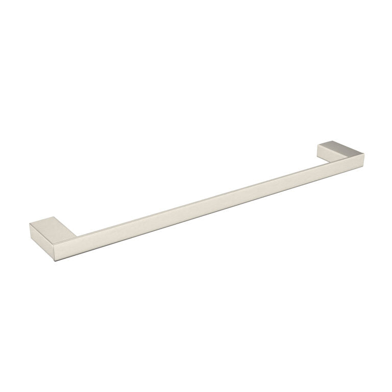 Nero Celia 800mm Single Towel Rail Brushed Nickel (NR4630BN)