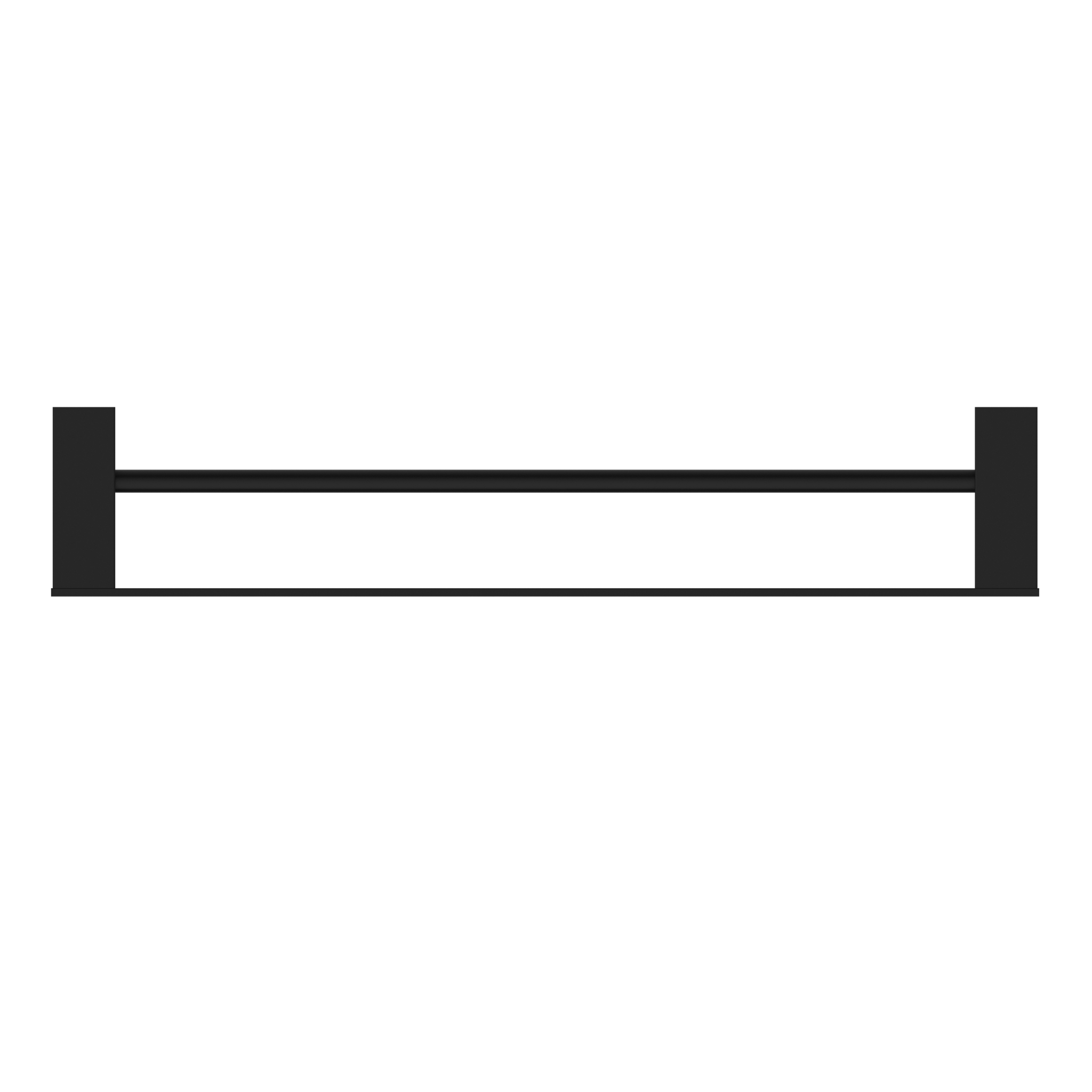 Nero Celia 800mm Double Towel Rail Matte Black (NR4630DMB)