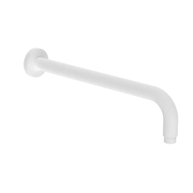 Nero Round Shower Arm 330mm Length Matte White (NR502MW)