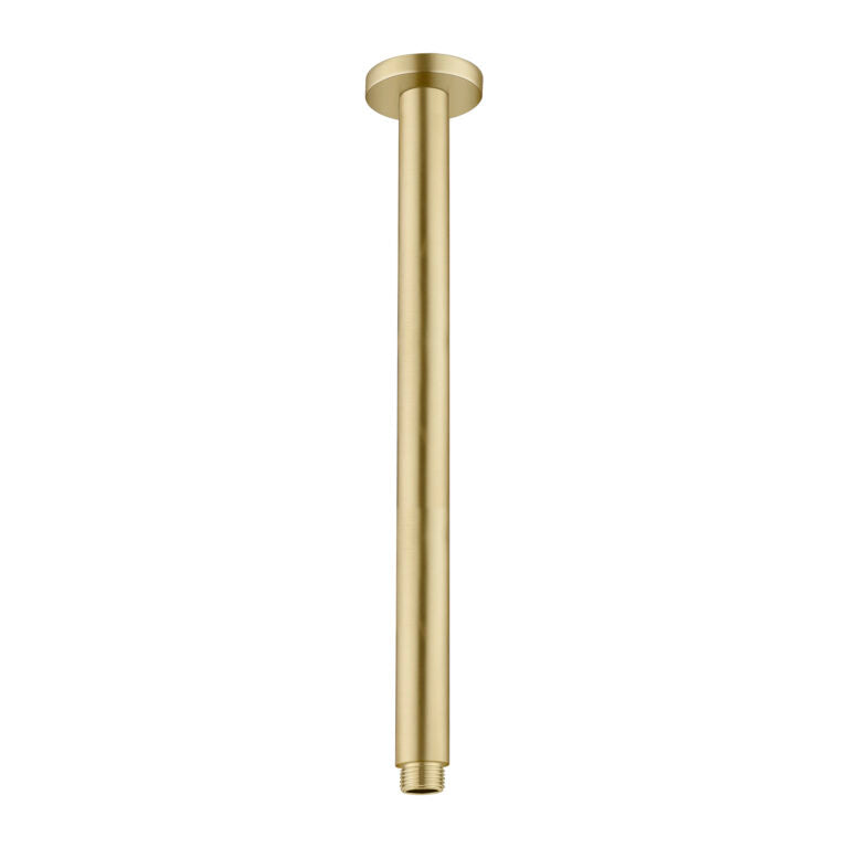 Nero Round Ceiling Arm 300mm Length Brushed Gold (NR503300BG)