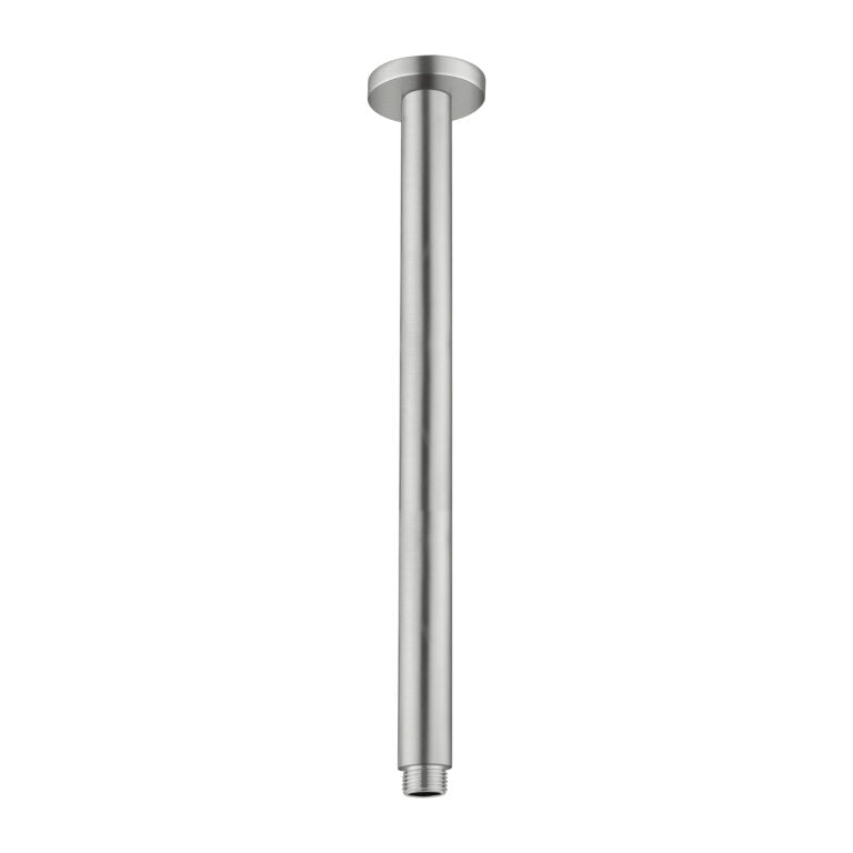 Nero Round Ceiling Arm 300mm Length Brushed Nickel (NR503300BN)