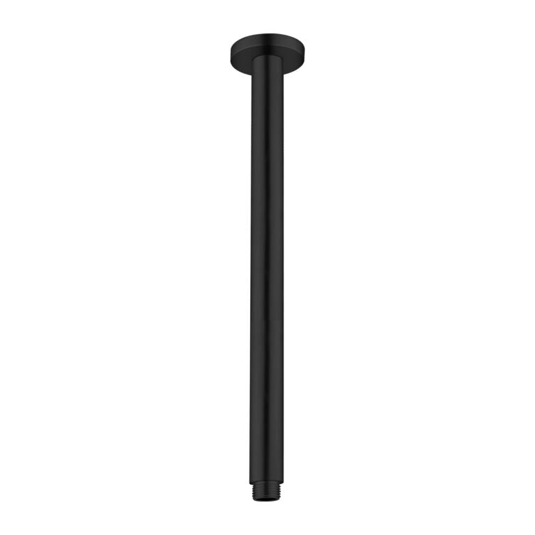 Nero Round Ceiling Arm 300mm Length Matte Black (NR503300MB)