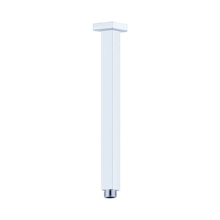 Nero Square Ceiling Arm 300mm Length Chrome (NR504300CH)