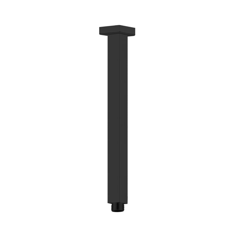 Nero Square Ceiling Arm 300mm Length Matte Black (NR504300MB)