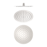 Nero 250mm Round Stainless Steel Shower Head 4 Star Rating Brushed Nickel (NR507036BN)