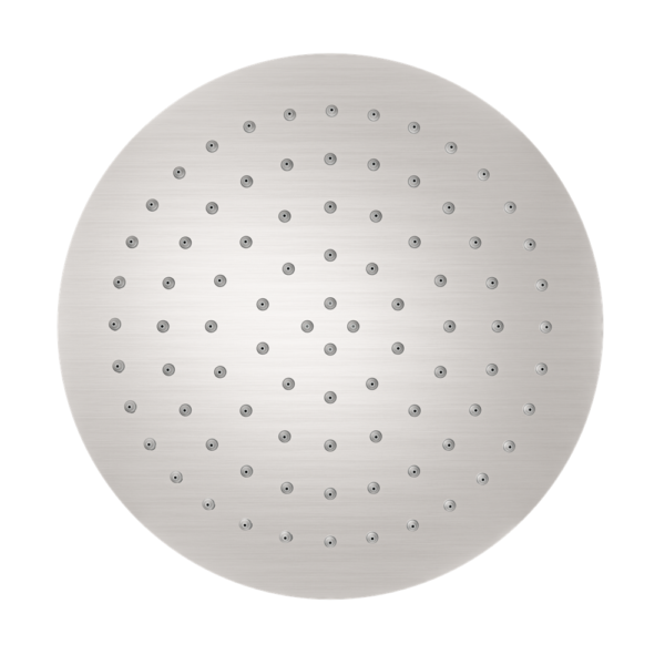 Nero 250mm Round Stainless Steel Shower Head 4 Star Rating Brushed Nickel (NR507036BN)