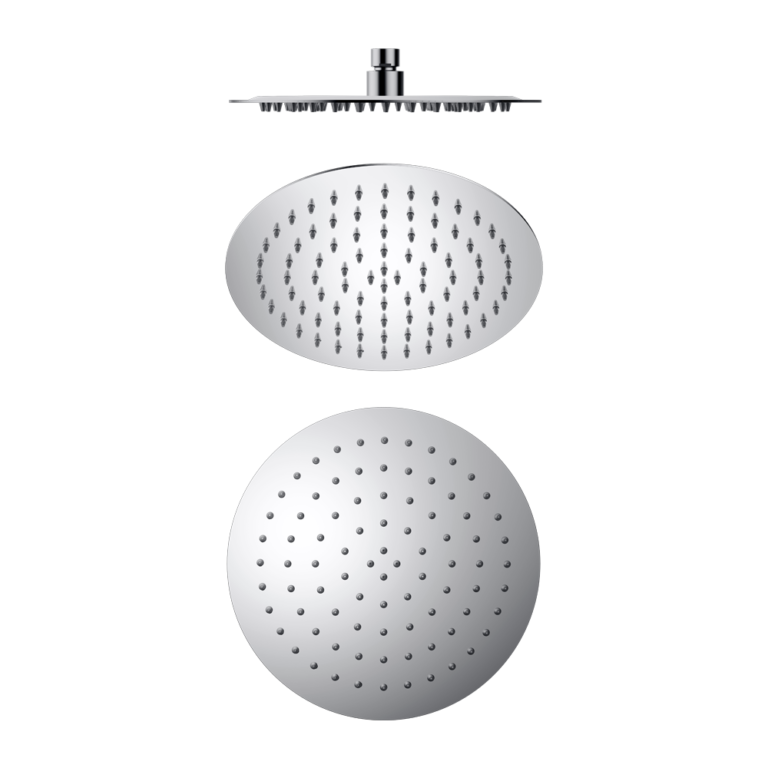 Nero 250mm Round Stainless Steel Shower Head 4 Star Rating Chrome (NR507036CH)