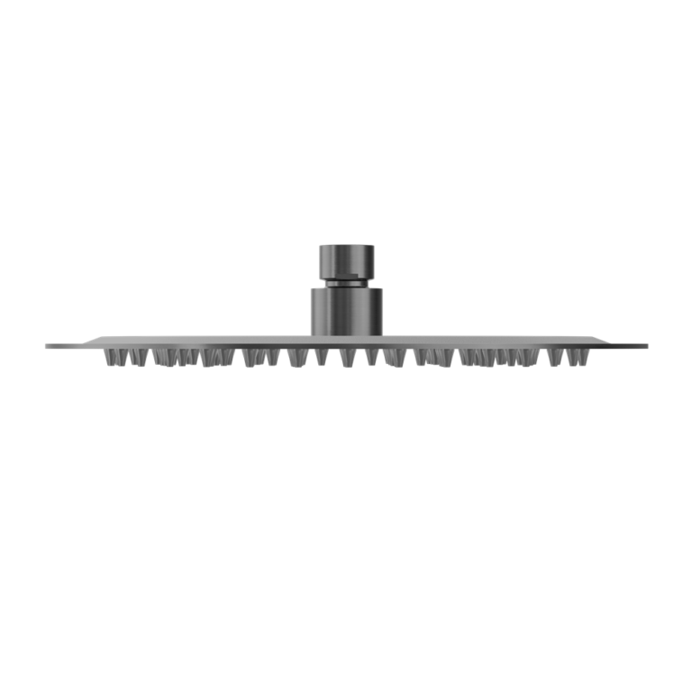 Nero 250mm Round Stainless Steel Shower Head 4 Star Rating Gun Metal  (NR507036GM)