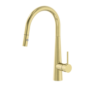 Nero Dolce Pull Out Sink Mixer With Vegie Spray Function Brushed Gold (NR581009CBG)
