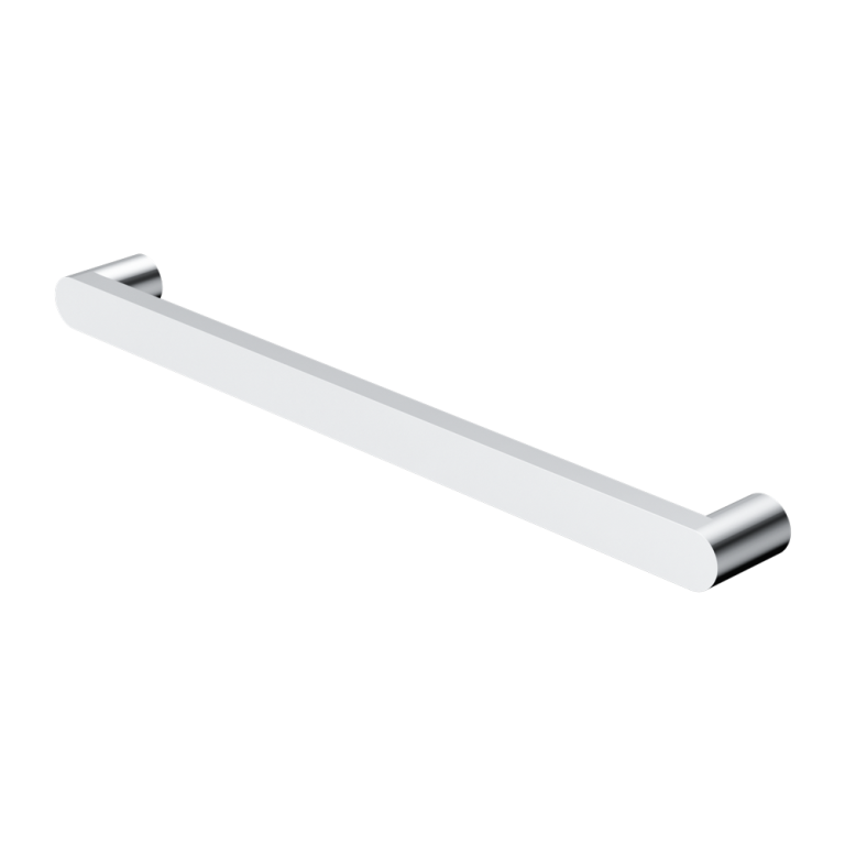 Nero Bianca 240V Single Heated Towel Rail Chrome (NR9025HCH)